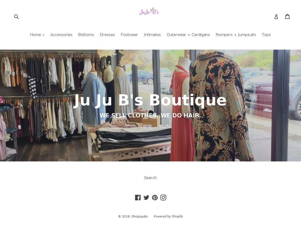 shopjujubs.com shopify website screenshot