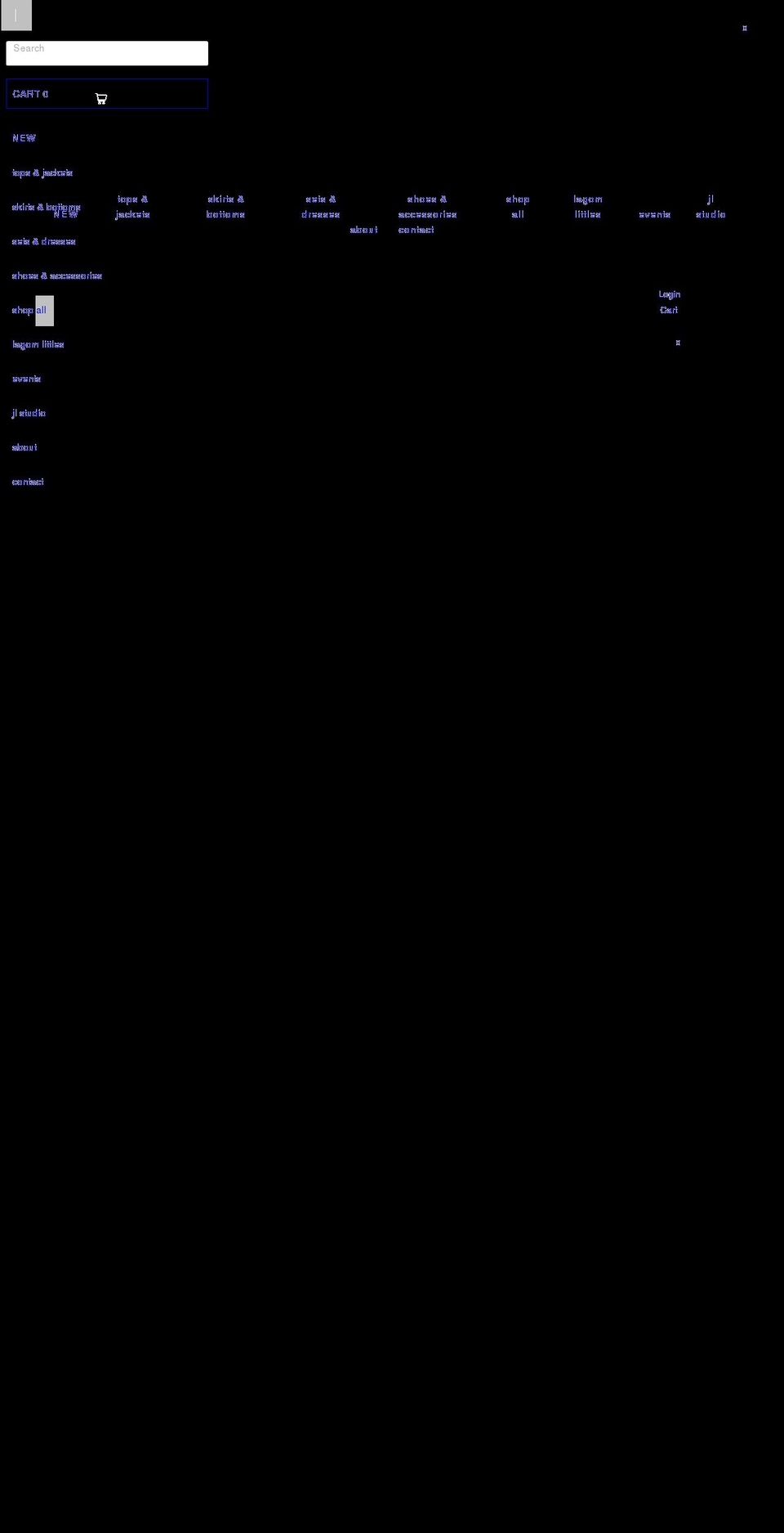 shopjustlagom.com shopify website screenshot