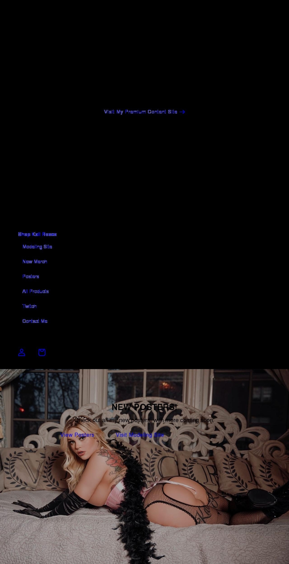 shopkaliroses.com shopify website screenshot