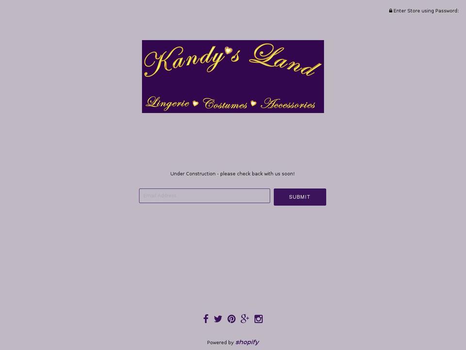 shopkandysland.com shopify website screenshot