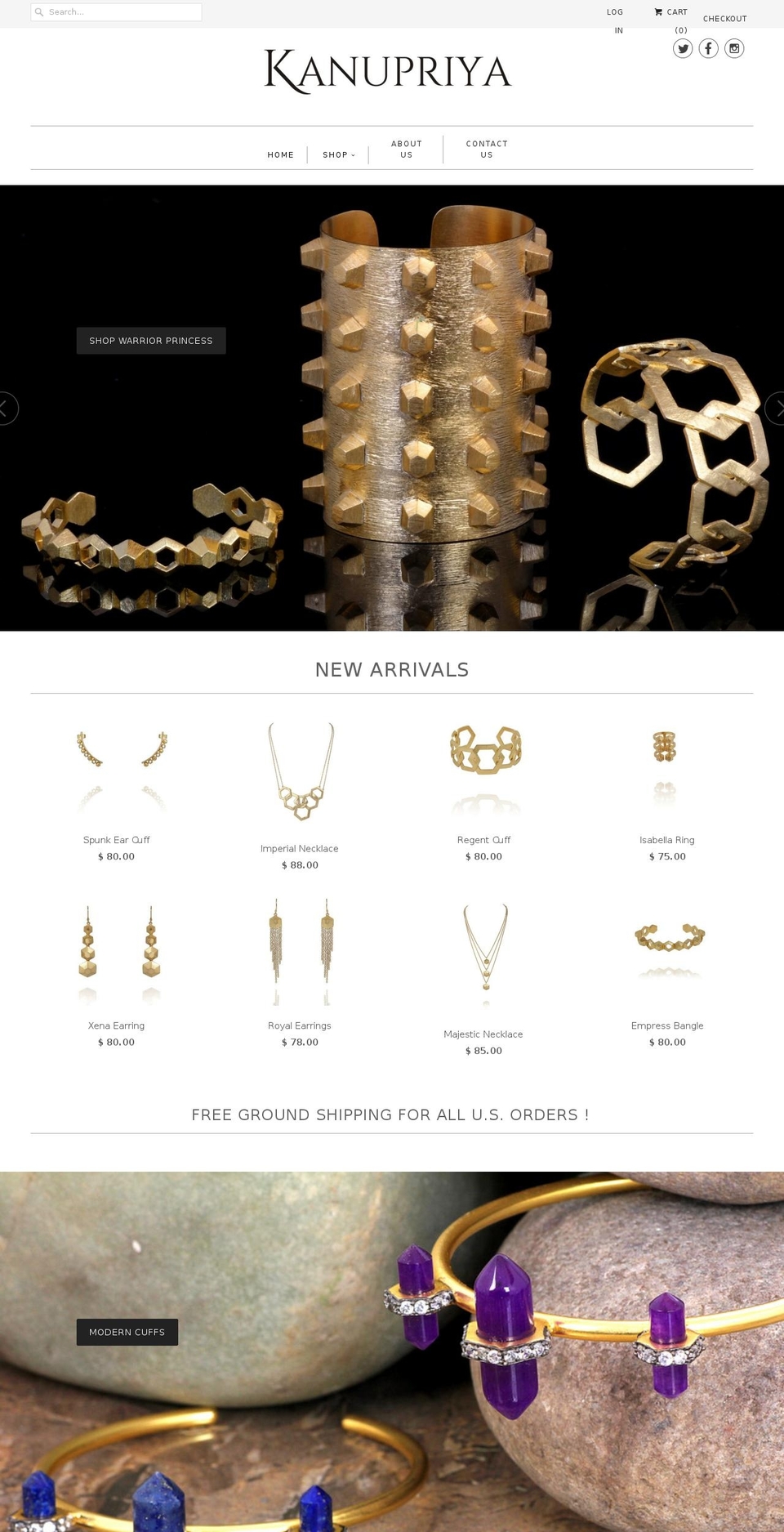 shopkanupriya.biz shopify website screenshot