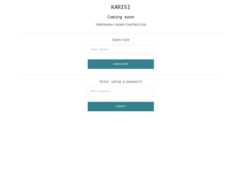 shopkarisi.com shopify website screenshot