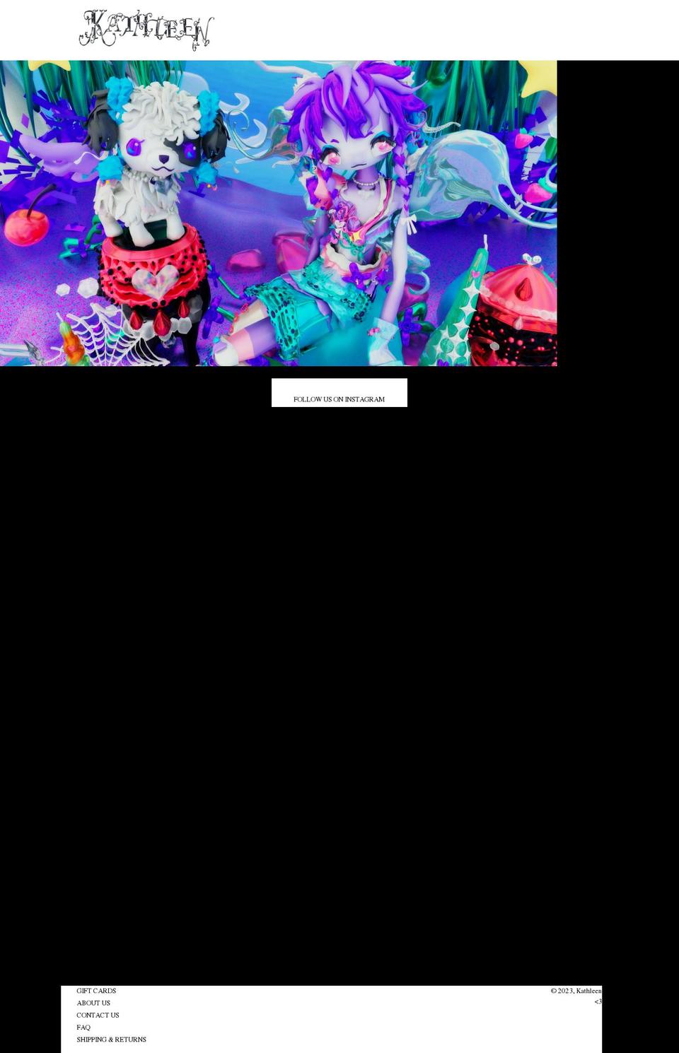 shopkathleen.net shopify website screenshot