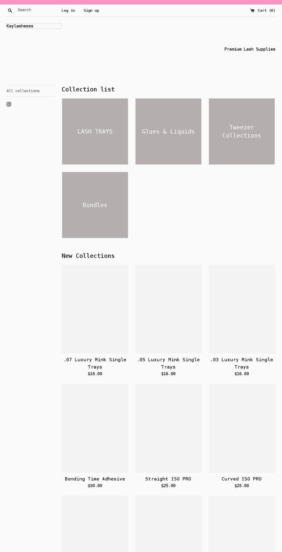 shopkaylashess.com shopify website screenshot