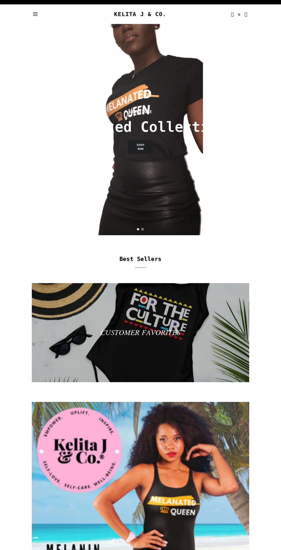 shopkelitajco.com shopify website screenshot