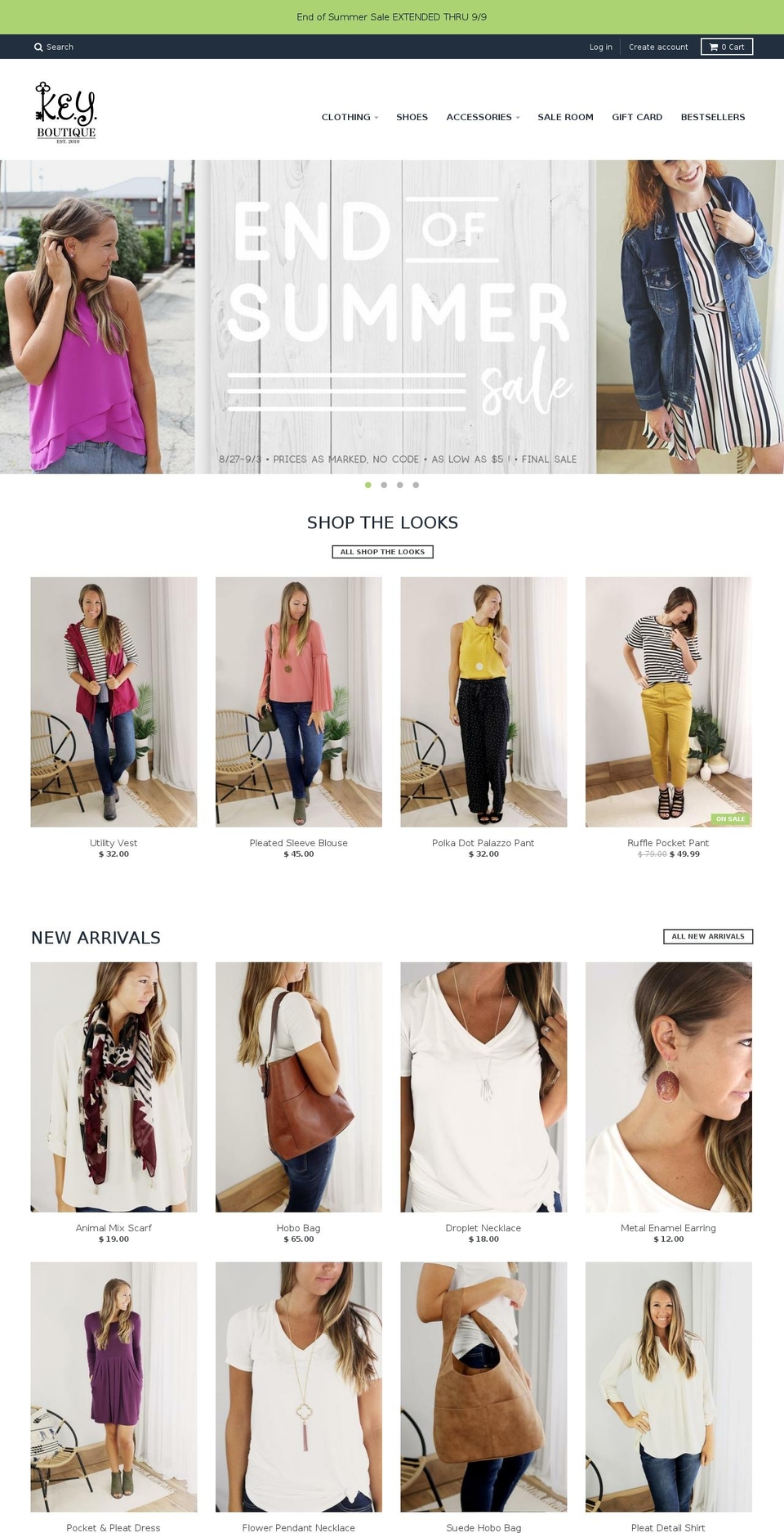 shopkeyboutique.com shopify website screenshot