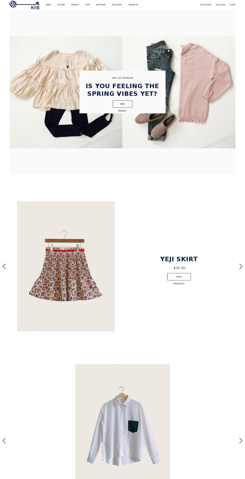 shopkiie.com — Shopify storefront screenshot