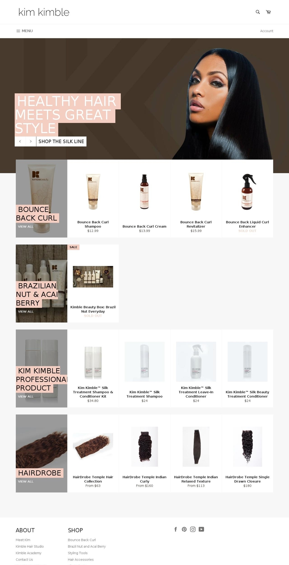 shopkimkimble.com shopify website screenshot