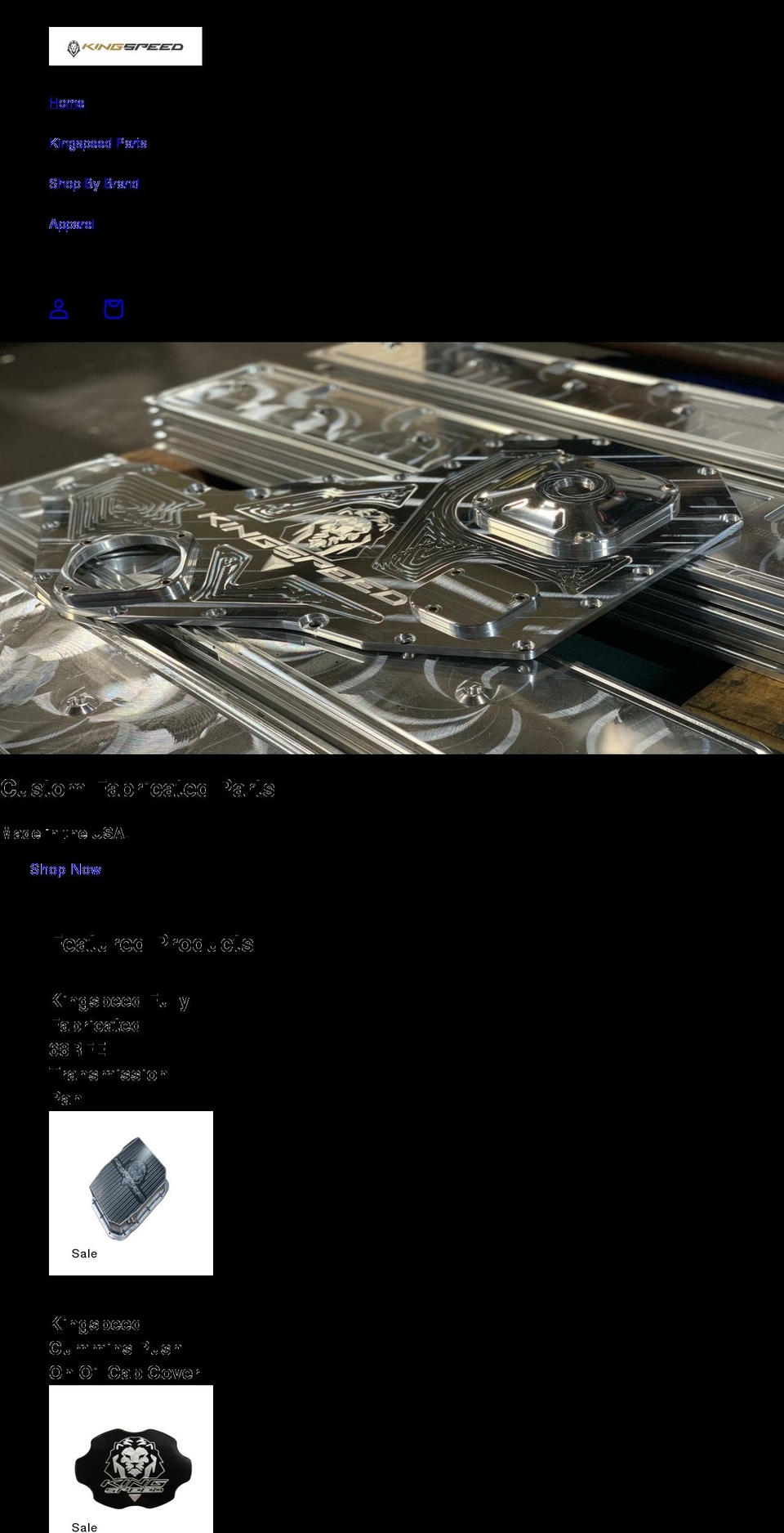 shopkingspeed.com shopify website screenshot