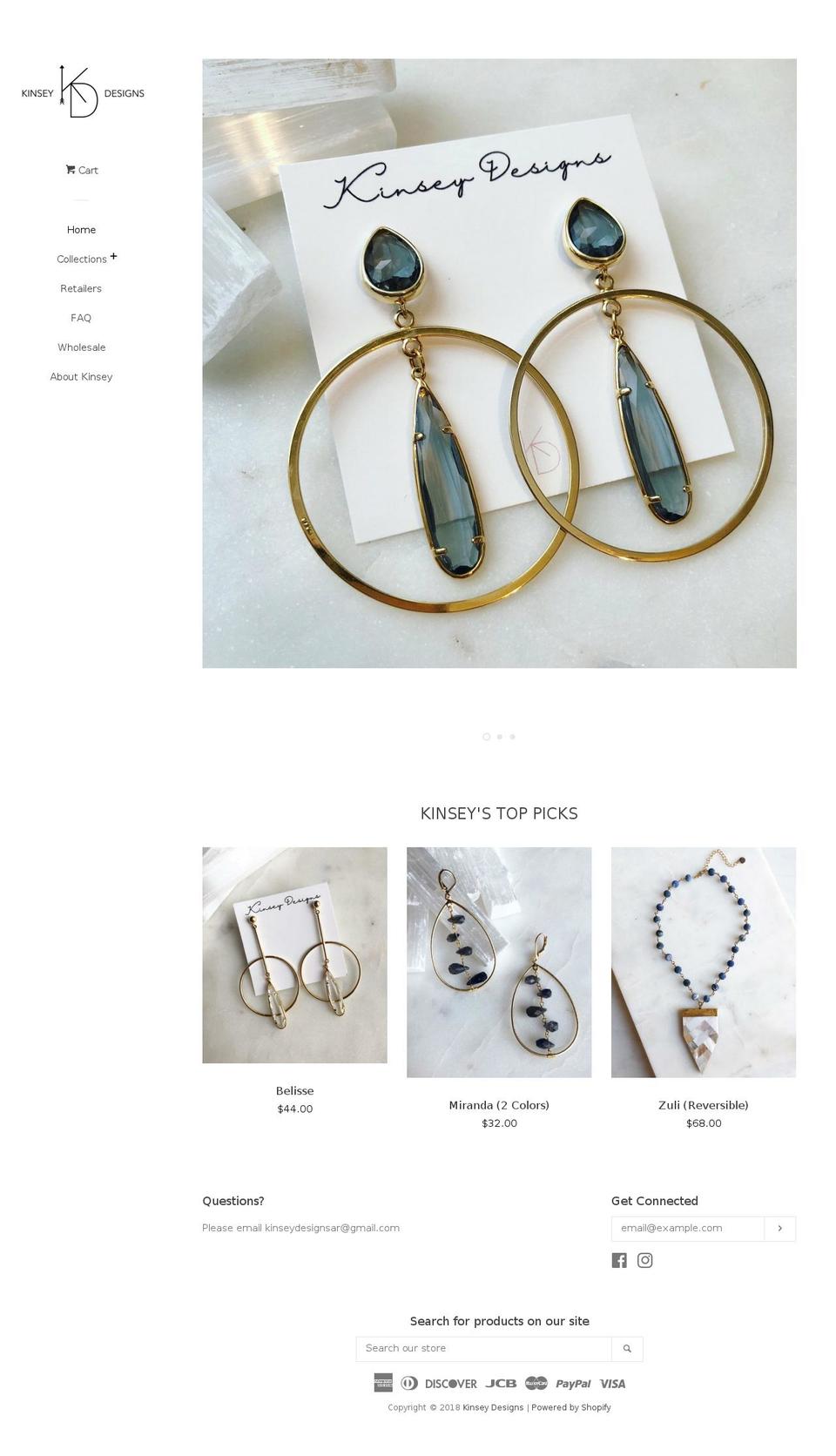 shopkinseydesigns.com shopify website screenshot