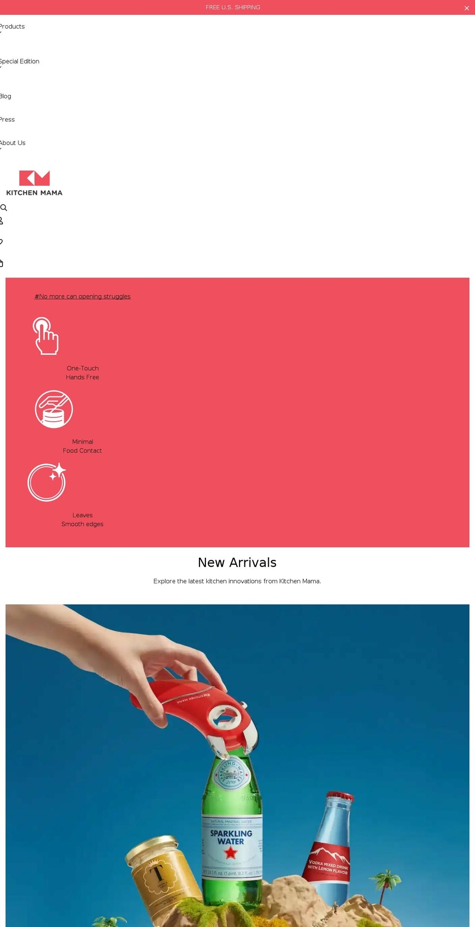 shopkitchenmama.com shopify website screenshot