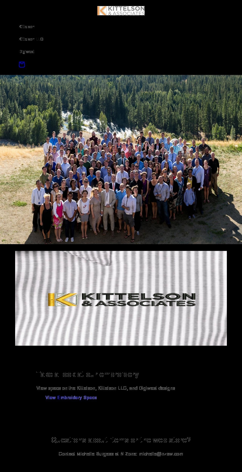 shopkittelson.com shopify website screenshot