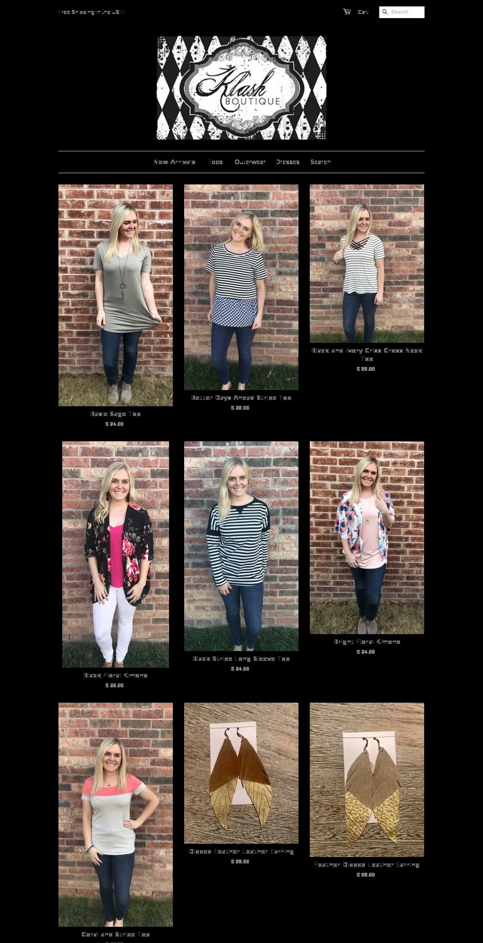 shopklash.com — Shopify storefront screenshot