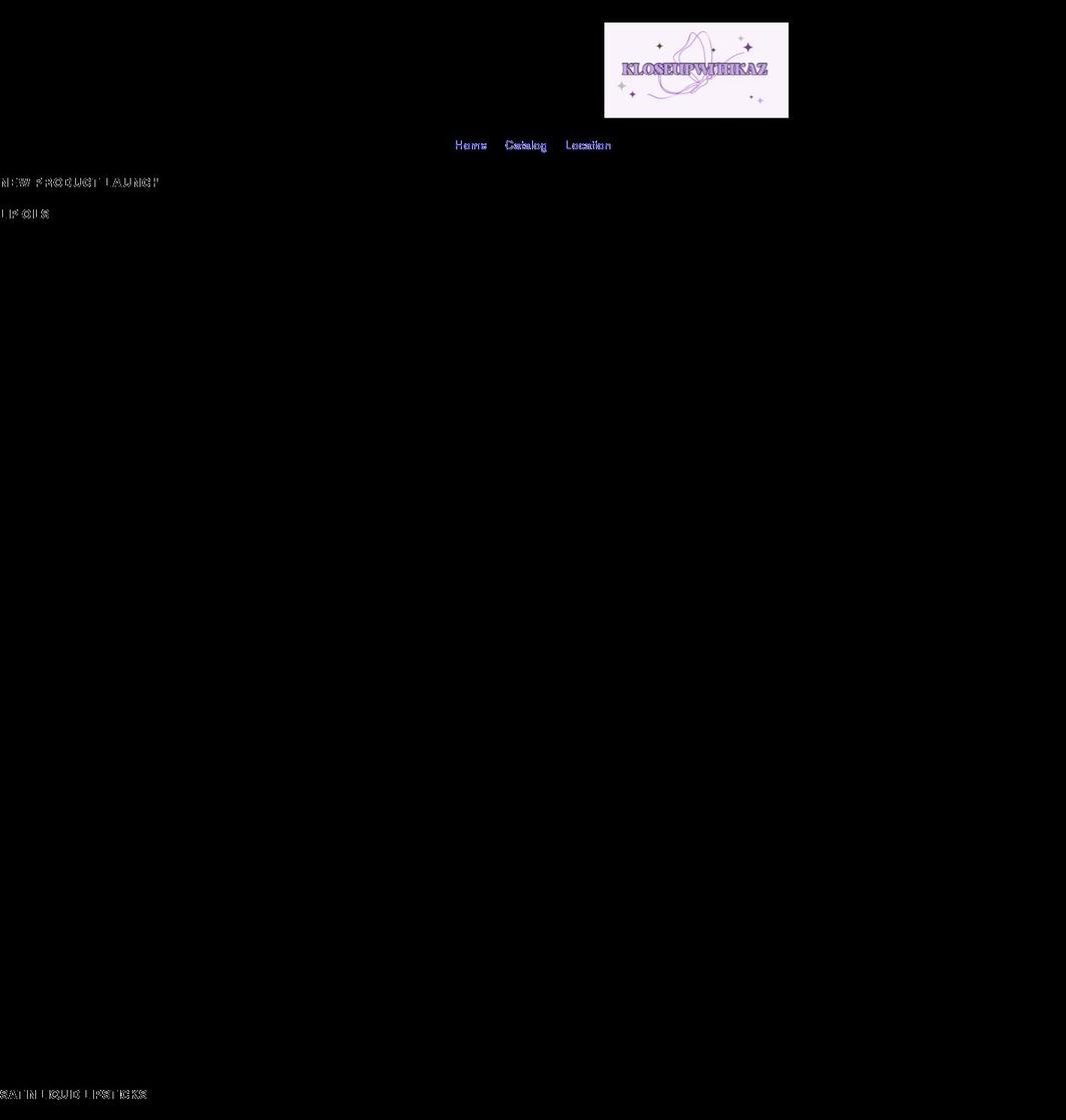 shopkloseupwithkaz.com shopify website screenshot