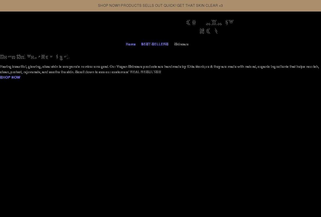 shopkmluxury.com shopify website screenshot