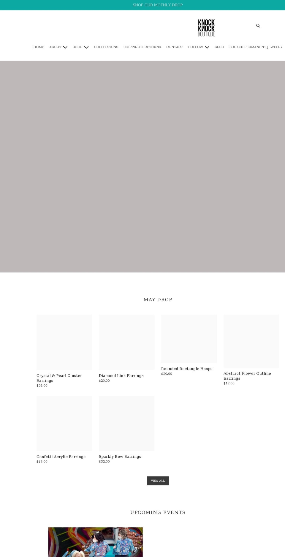 shopknockknock.com shopify website screenshot