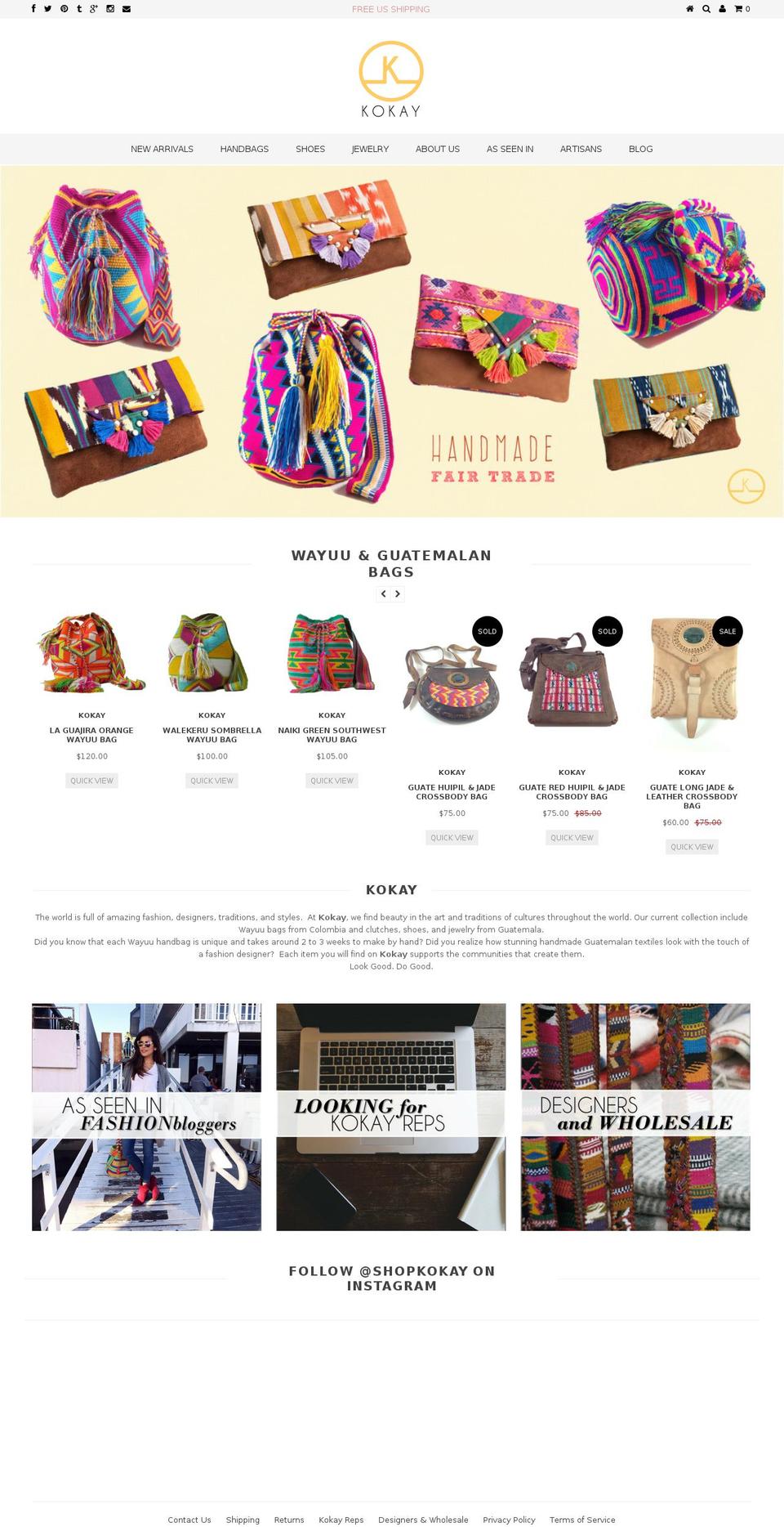 shopkokay.com shopify website screenshot