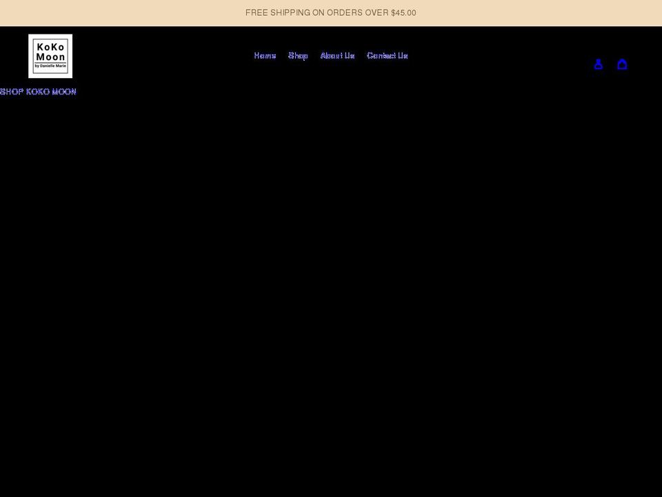 shopkokomoon.com shopify website screenshot