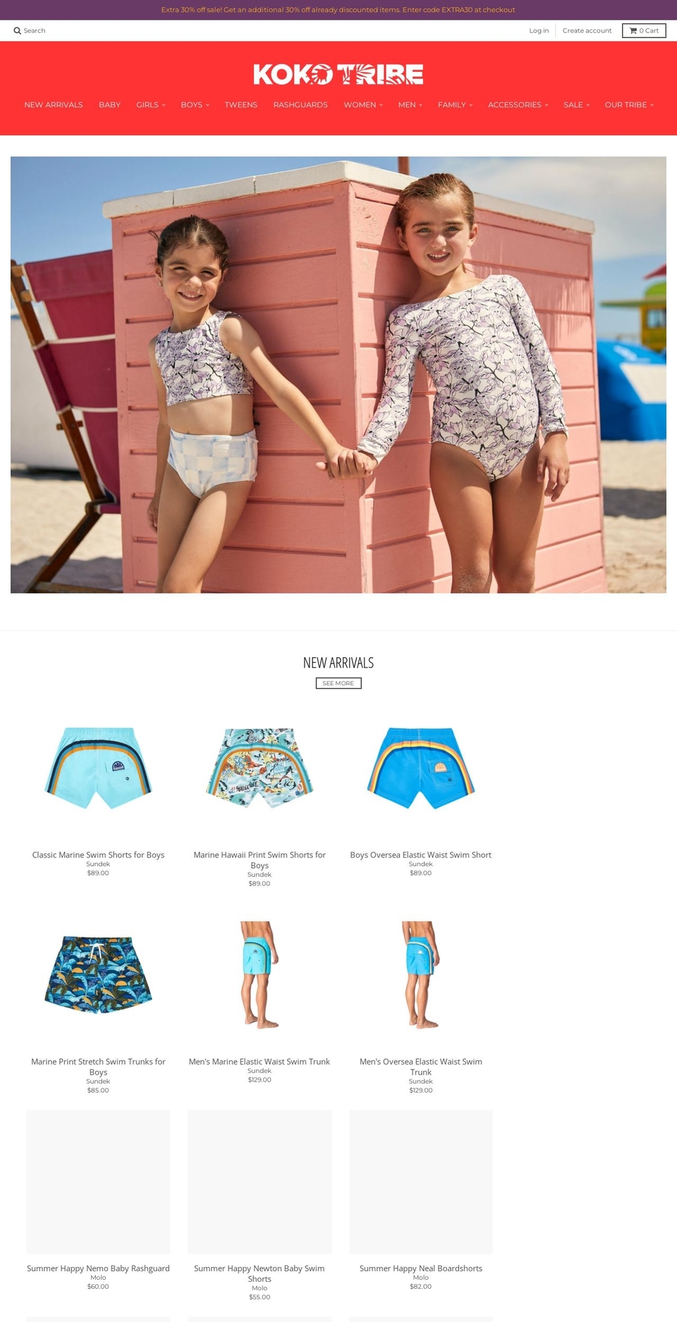 shopkokotribe.com — Shopify storefront screenshot