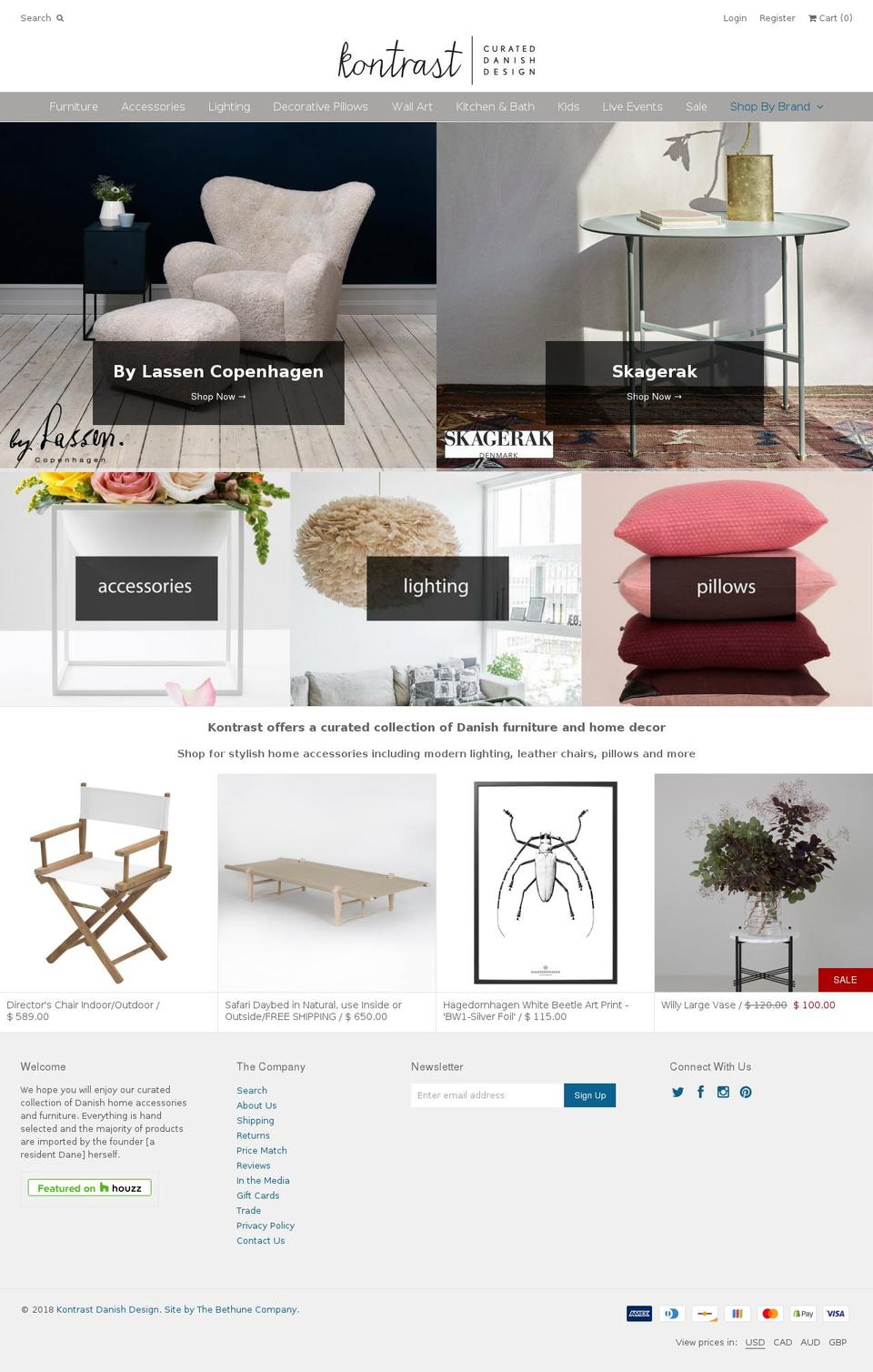 shopkontrast.com shopify website screenshot