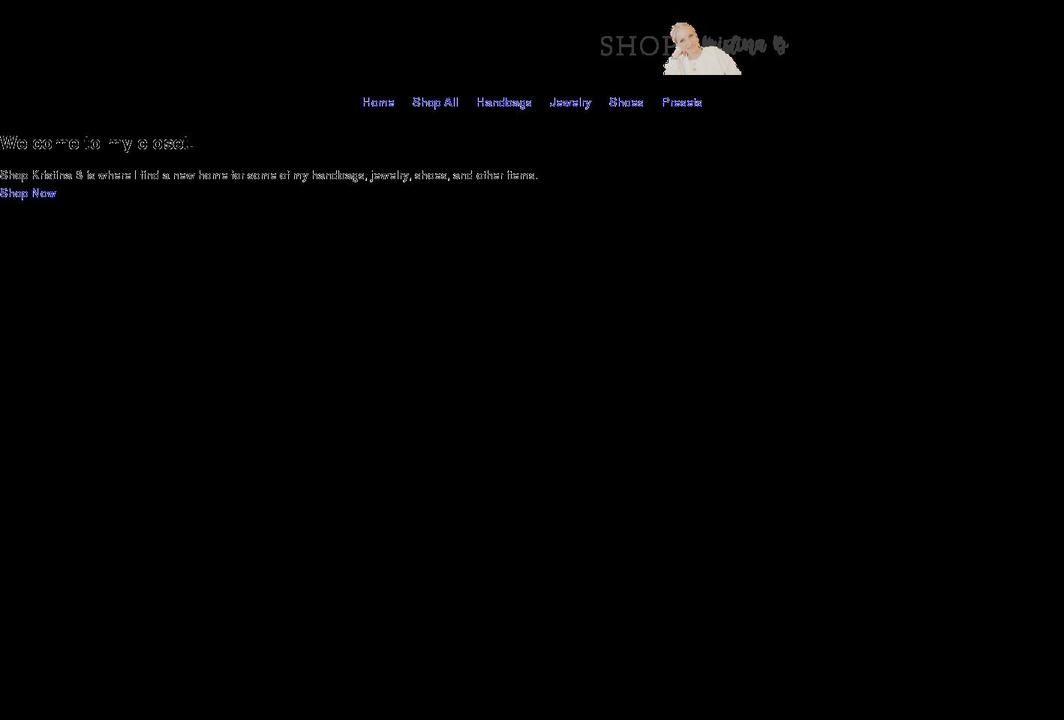 shopkristinab.com shopify website screenshot
