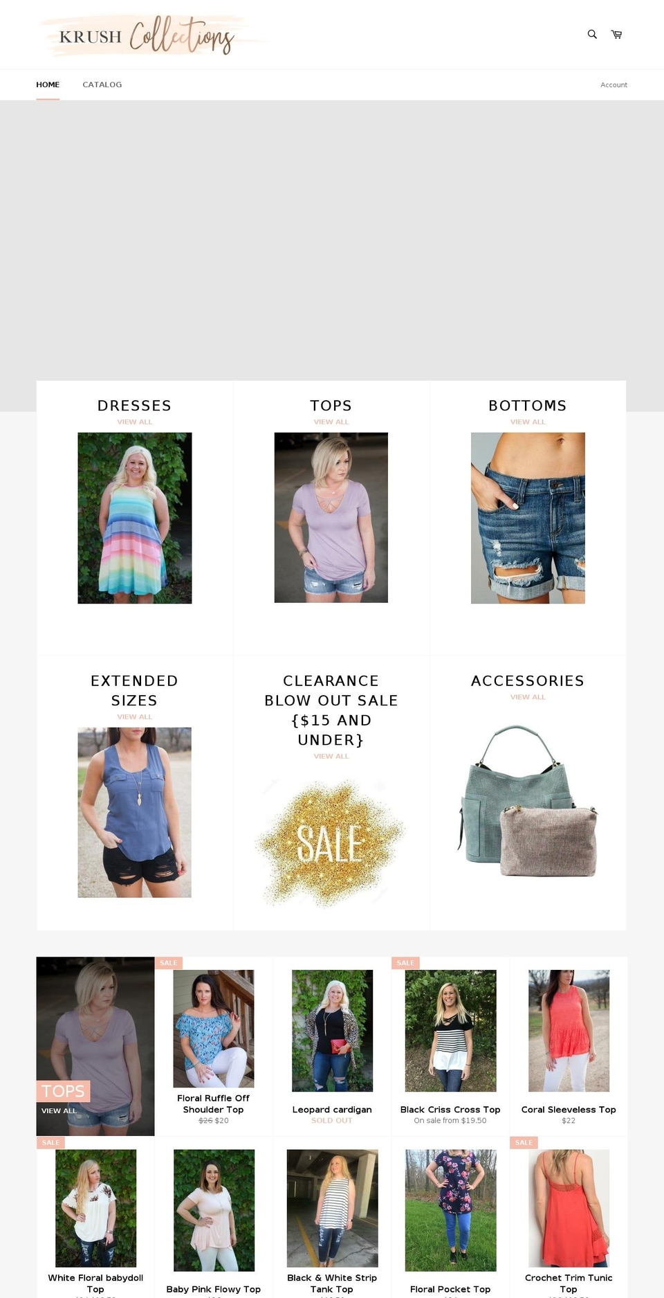 shopkrush.com — Shopify storefront screenshot