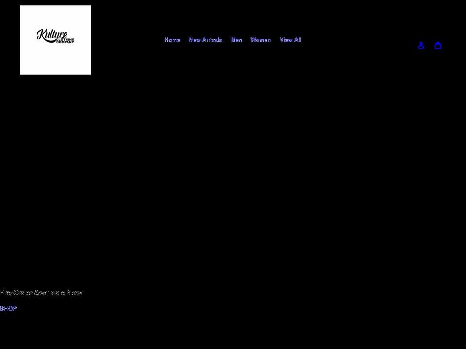 shopkultureclothing.com shopify website screenshot