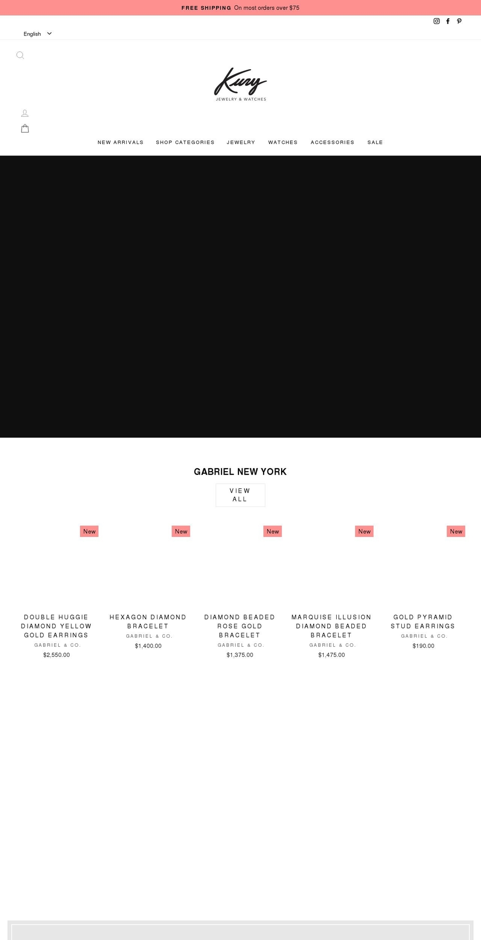 shopkury.com shopify website screenshot
