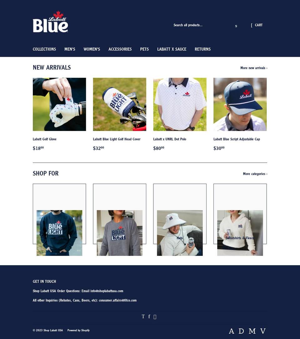 shoplabattusa.com shopify website screenshot