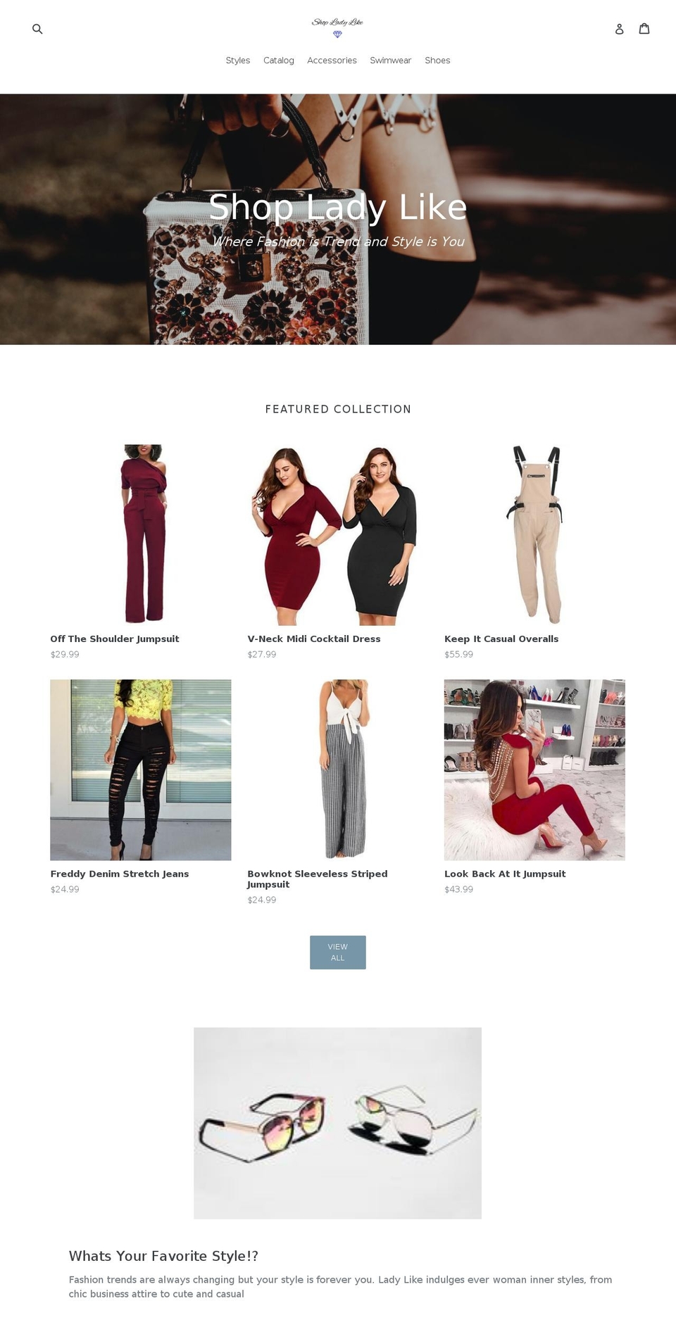 shopladylike.com shopify website screenshot