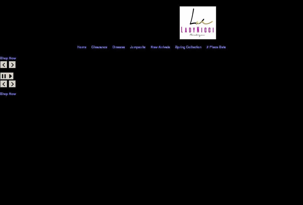 shopladynicci.com — Shopify storefront screenshot