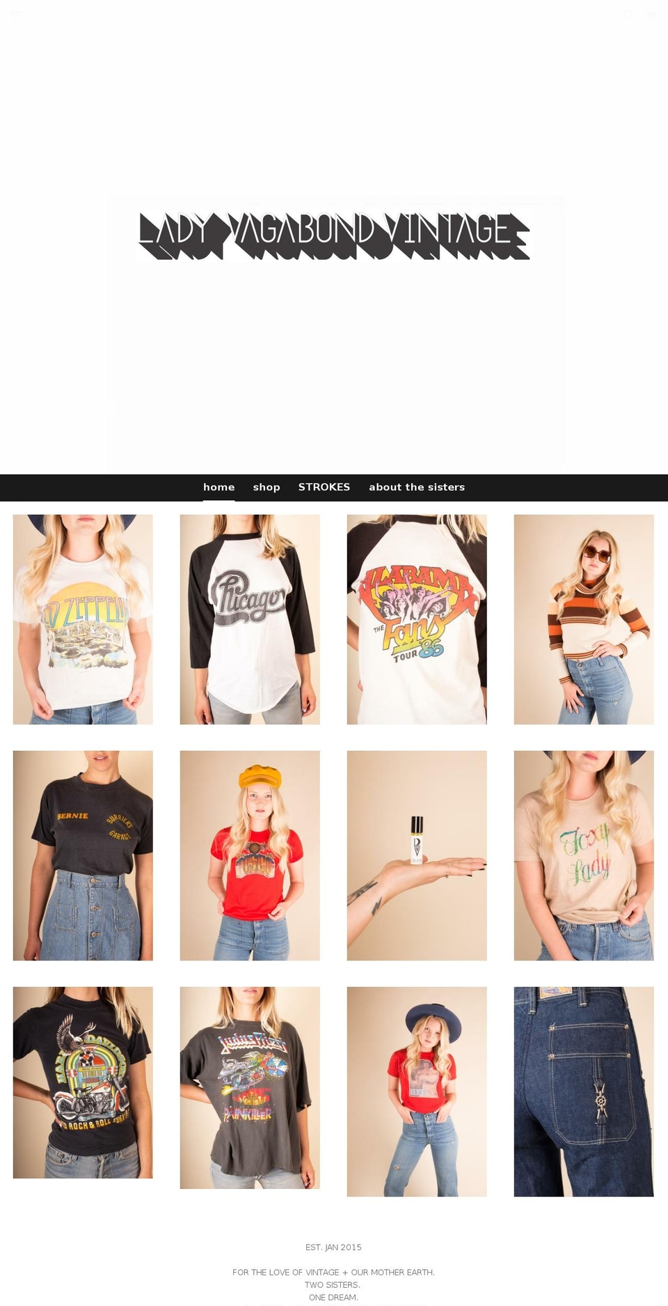shopladyvagabond.com — Shopify storefront screenshot