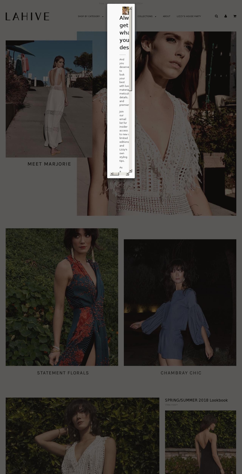 LAHIVE (Flow - Queenstown) Shopify theme site example shoplahive.com