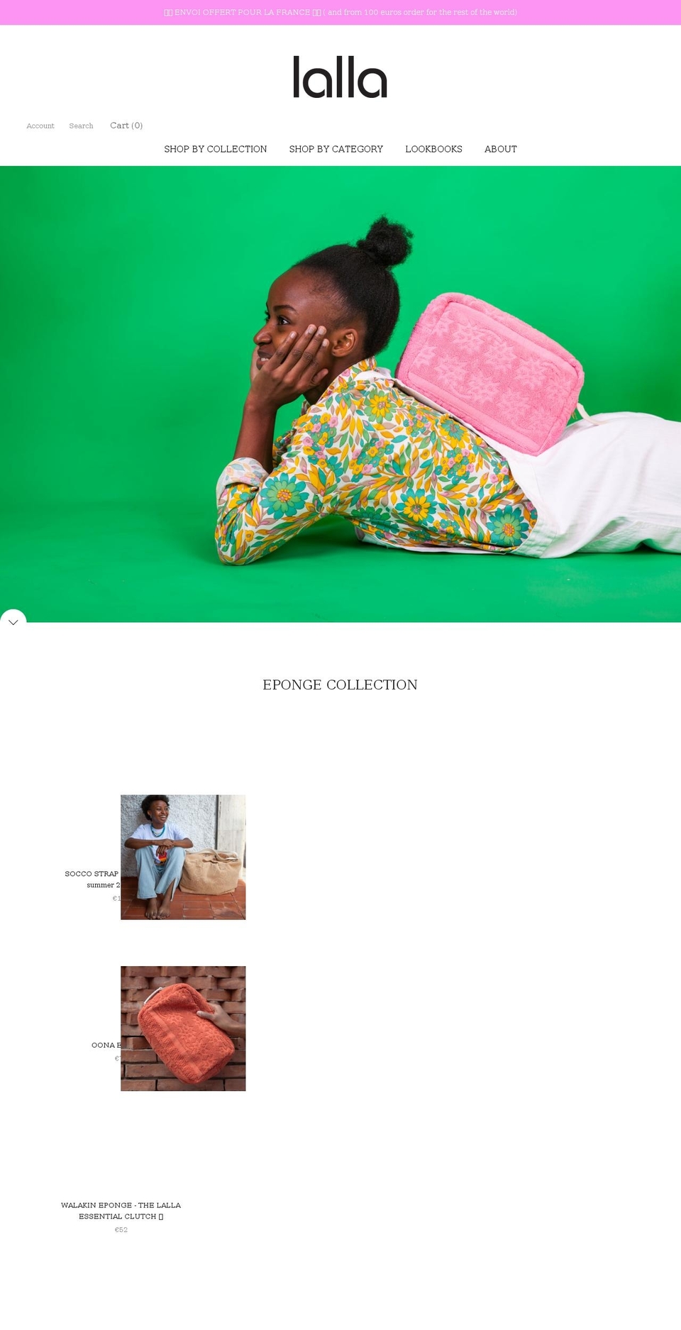 shoplalla.com shopify website screenshot