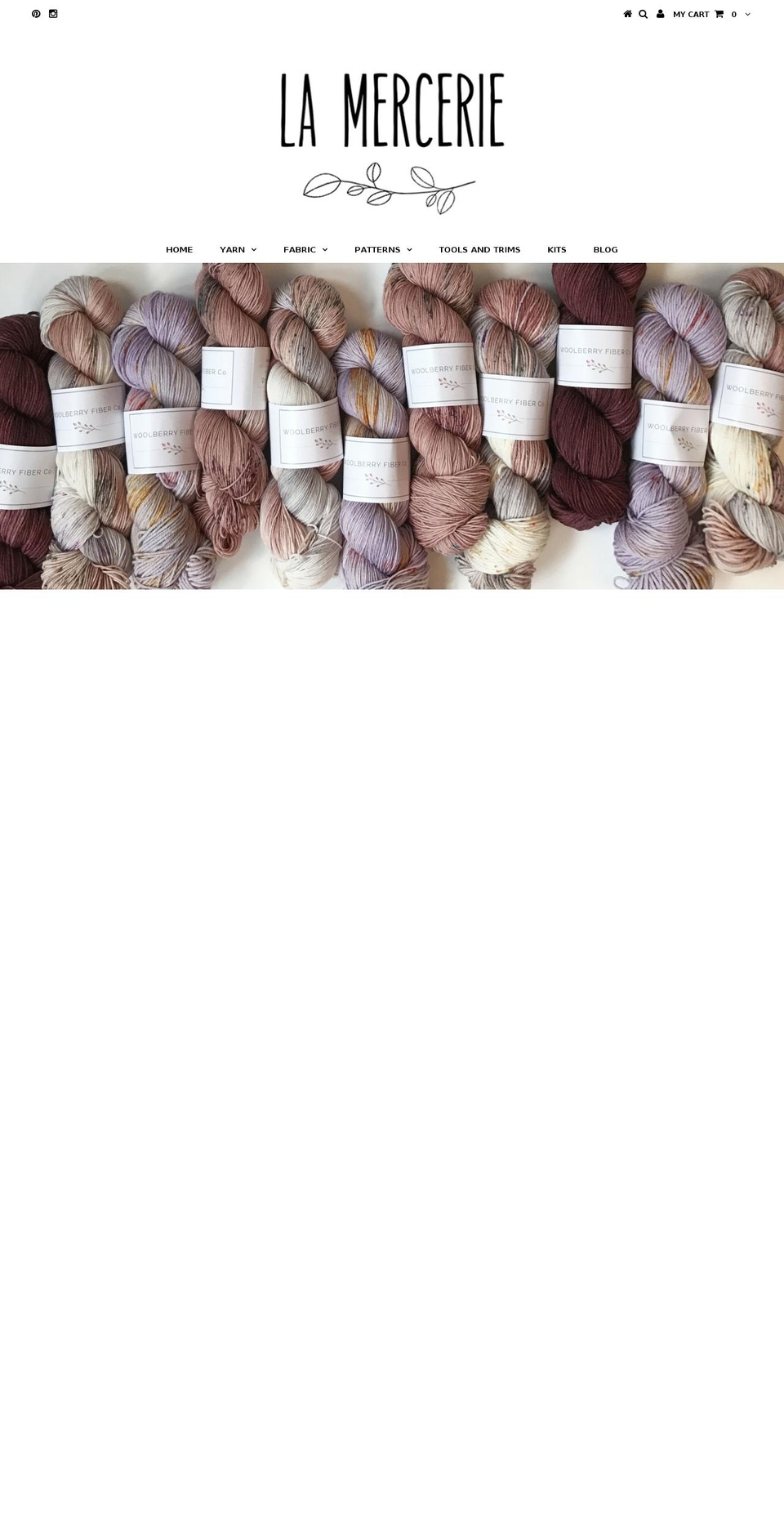 shoplamercerie.com shopify website screenshot