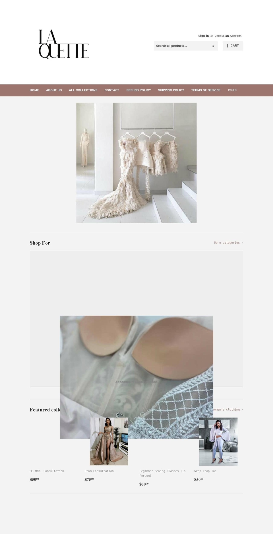 shoplaquette.com shopify website screenshot