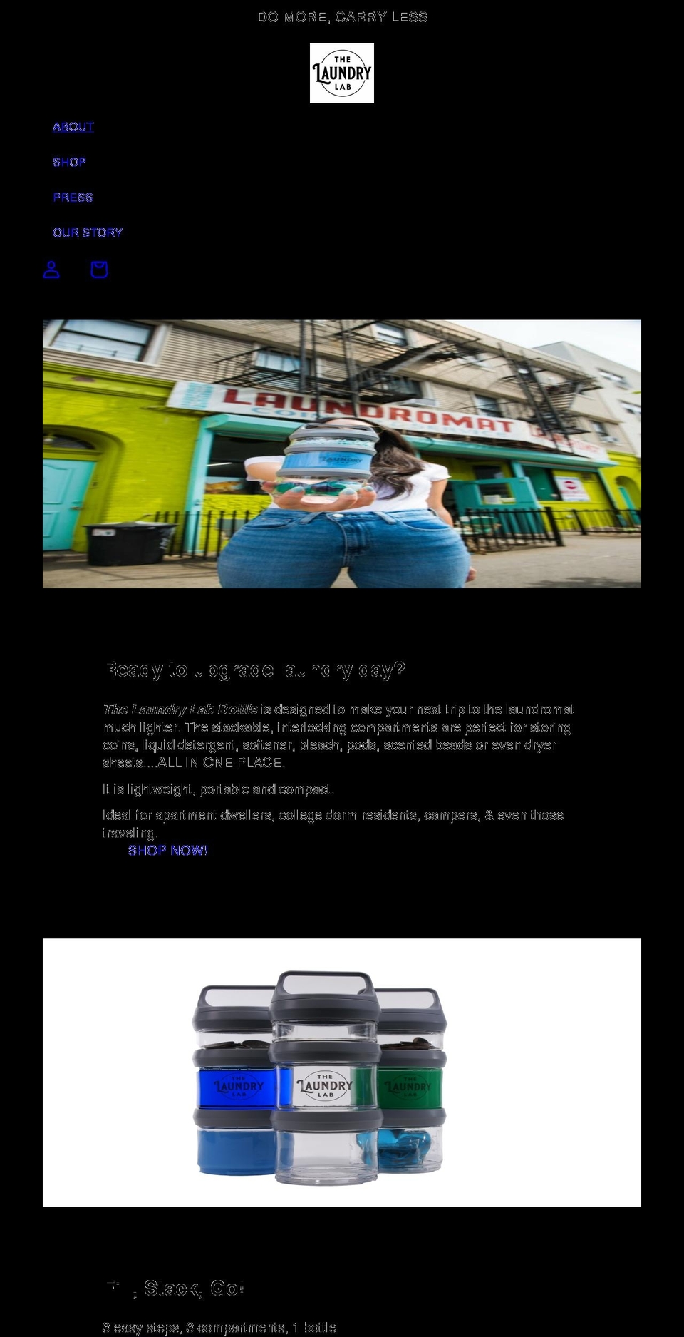 shoplaundrylab.com shopify website screenshot