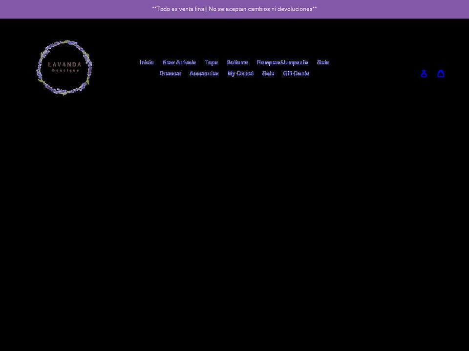 shoplavandapr.com shopify website screenshot