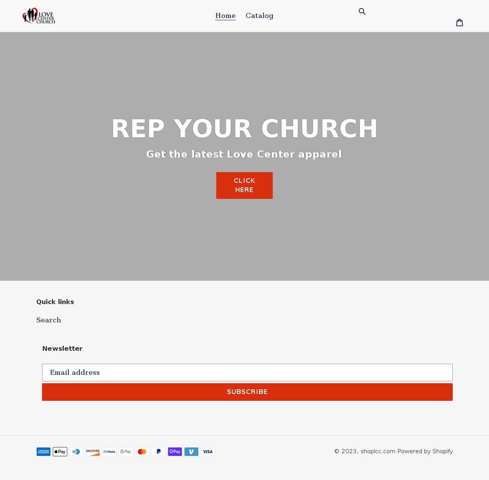 shoplcc.store shopify website screenshot