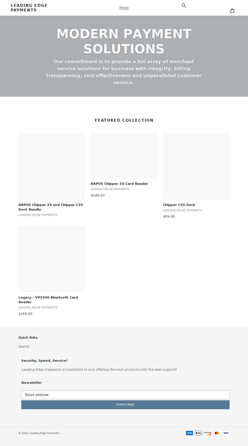 shopleadingedge.com shopify website screenshot