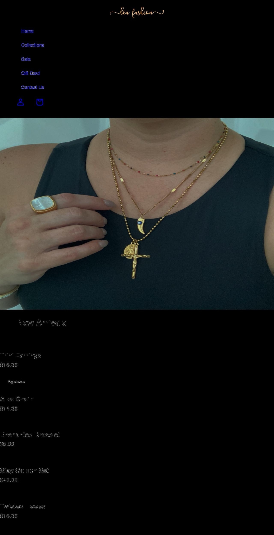 shopleafashion.com shopify website screenshot