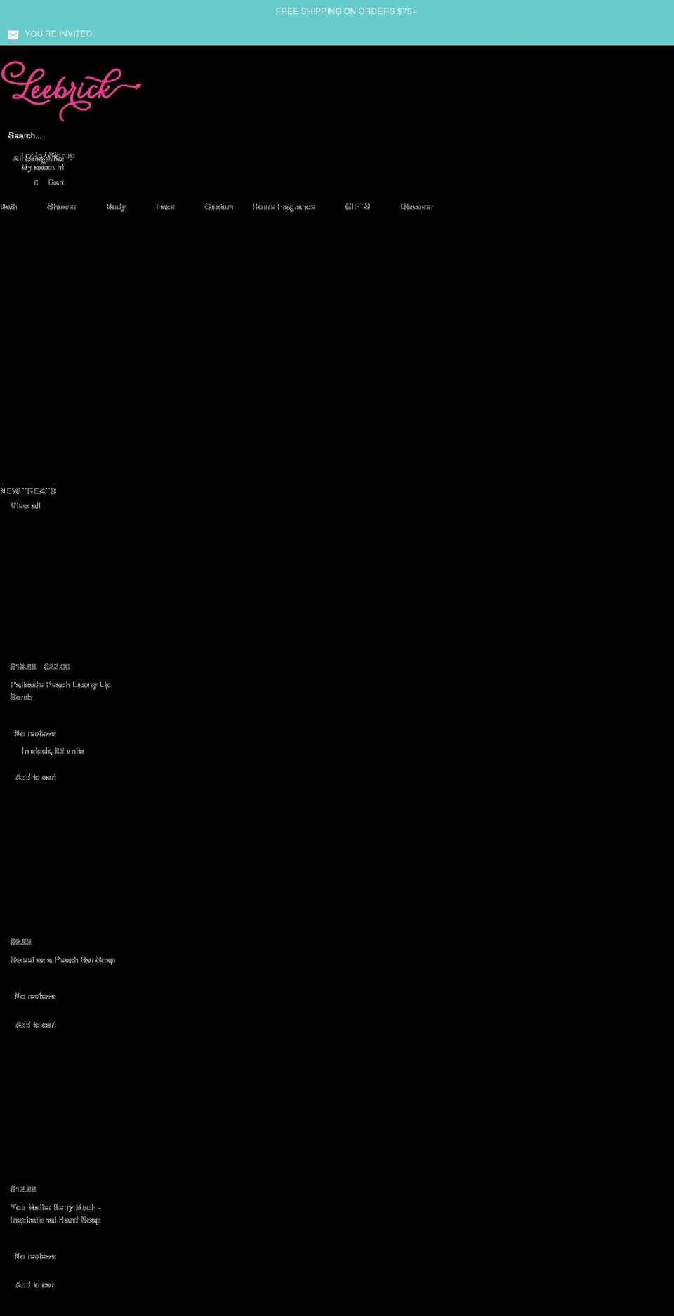 shopleebrick.com — Shopify storefront screenshot