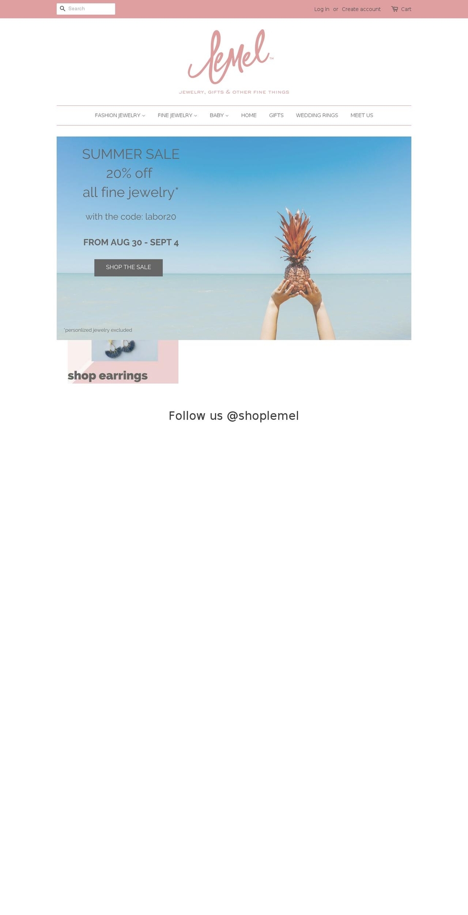 shoplemel.com — Shopify storefront screenshot