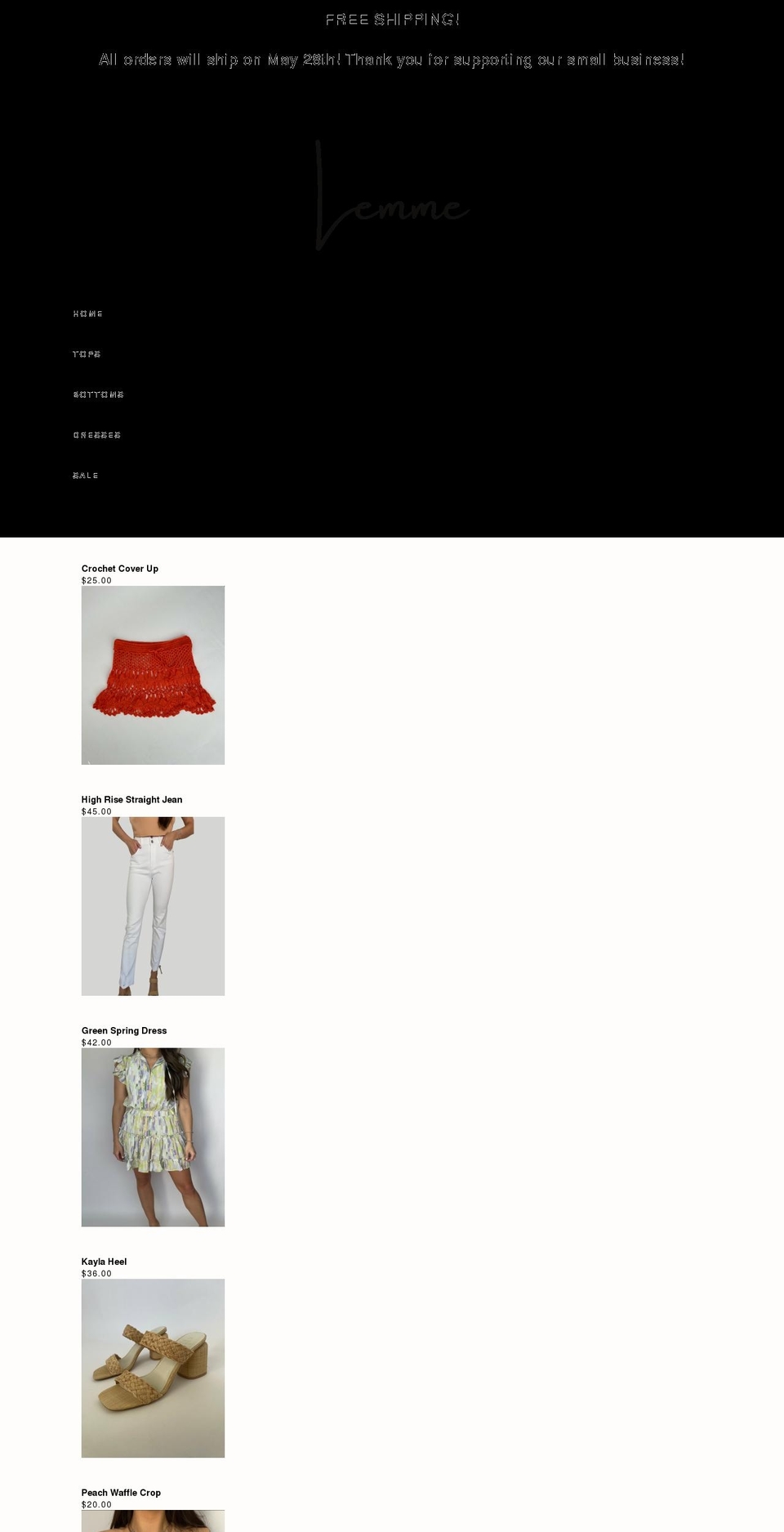 Luxevibestheme Shopify theme site example shoplemme.com