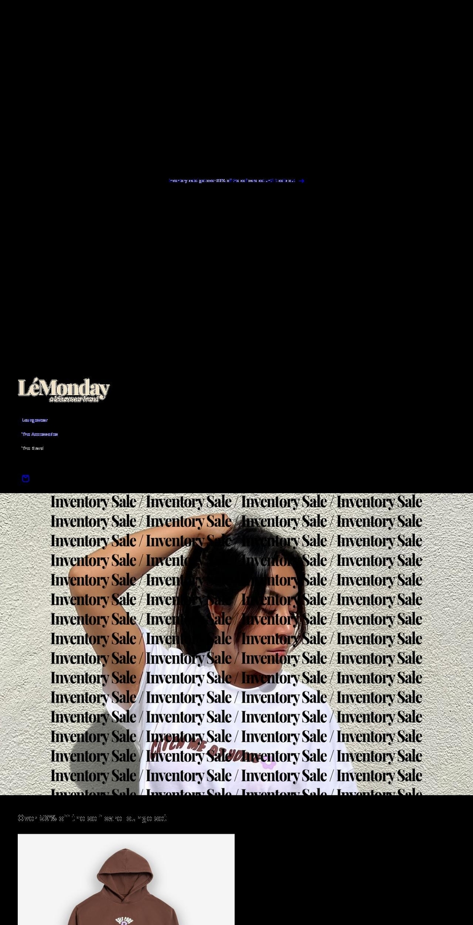 shoplemonday.com shopify website screenshot