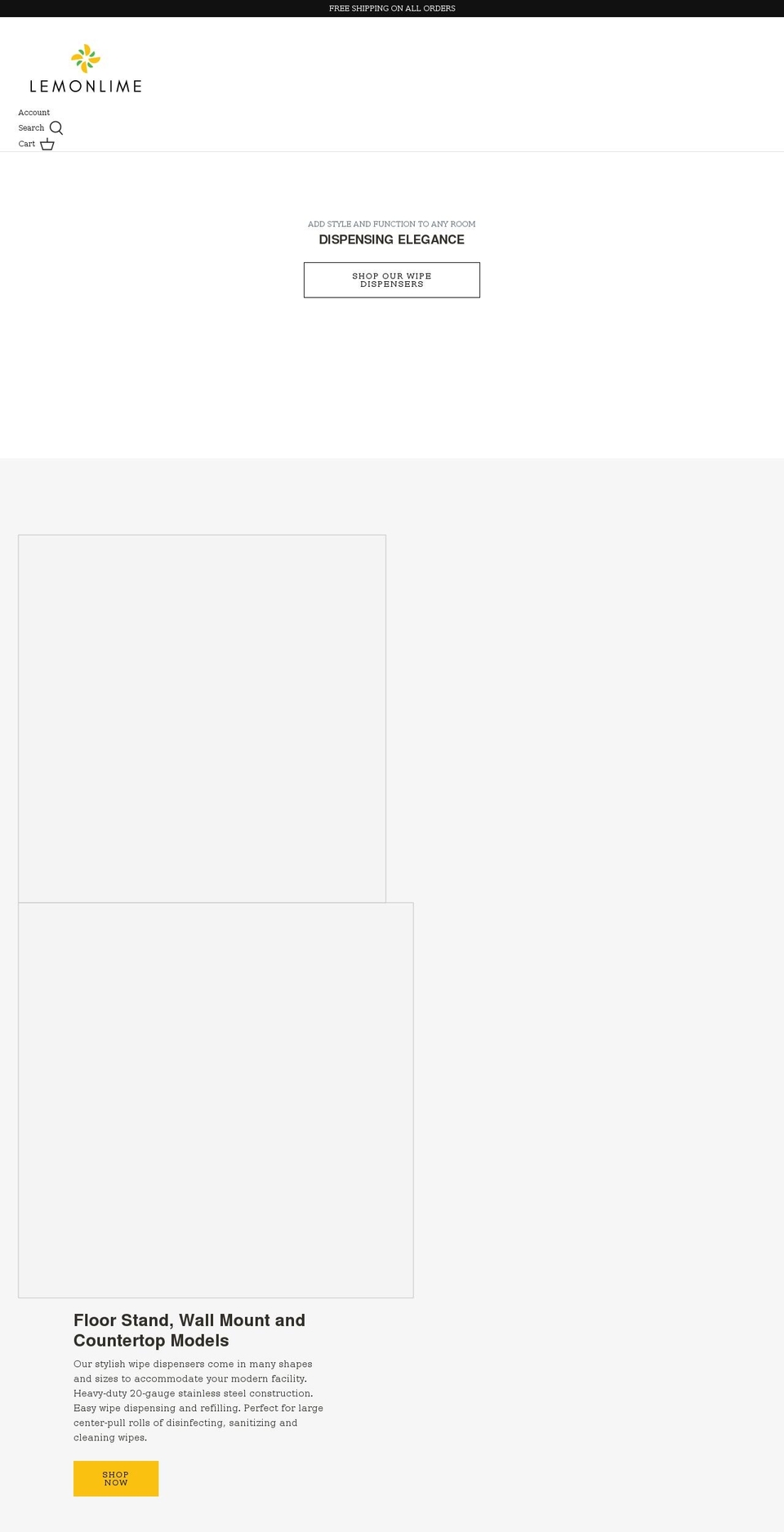 shoplemonlime.com shopify website screenshot