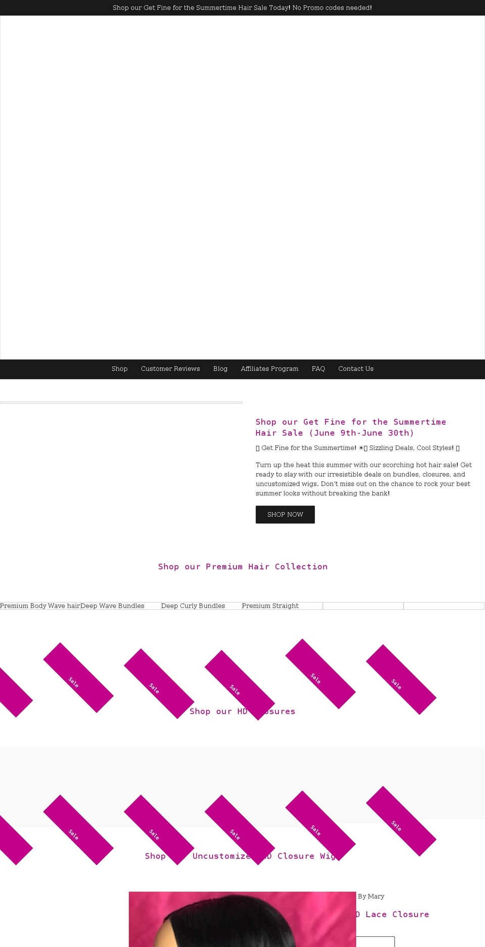 shoplhebymary.com shopify website screenshot