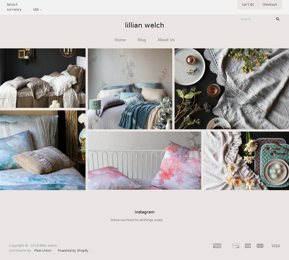 shoplillianwelch.com shopify website screenshot