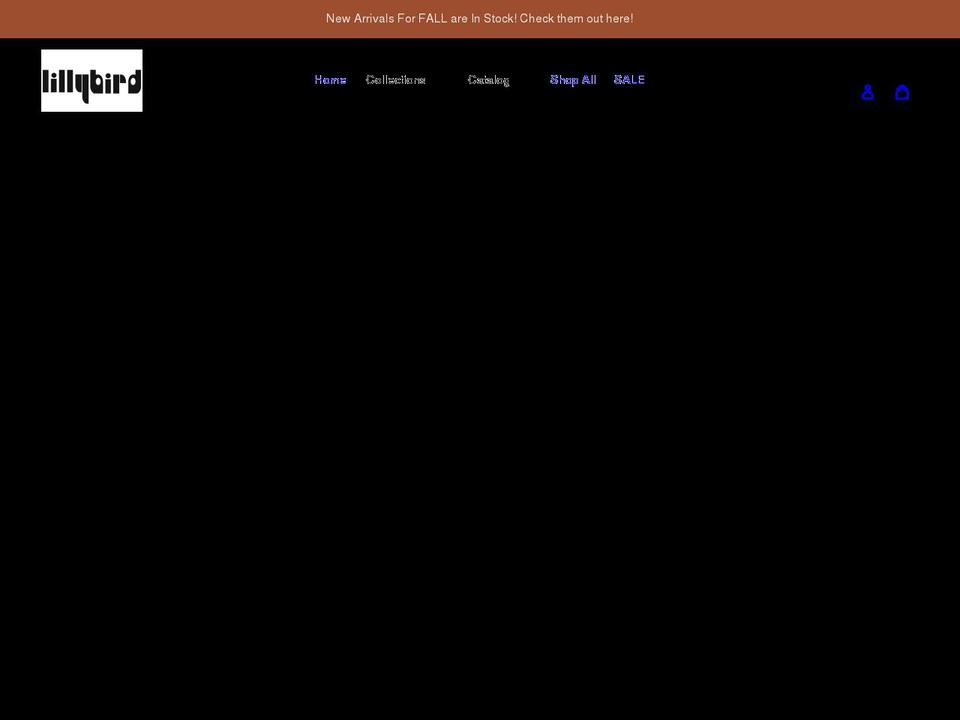 shoplillybird.com shopify website screenshot