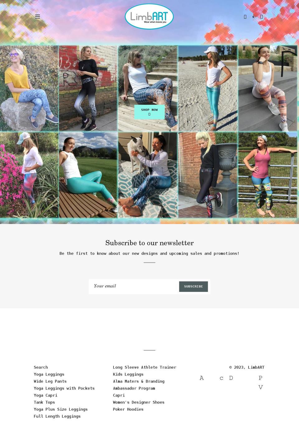 shoplimbart.com shopify website screenshot